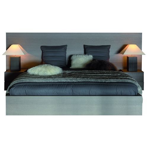 Letto matrimoniale - Lago - PH Collection - contemporaneo / con testiera / in legno