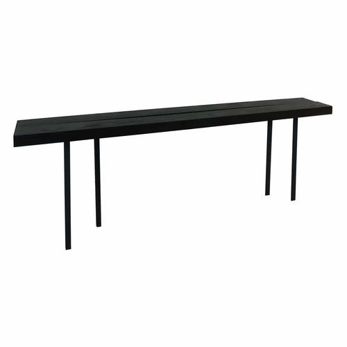 Consolle contemporanea - Madras - PH Collection - in legno / con supporto in acciaio / rettangolare