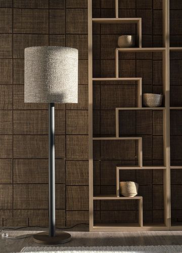 Lampada da terra - Silo - PH Collection - in acciaio / in rovere / contemporanea