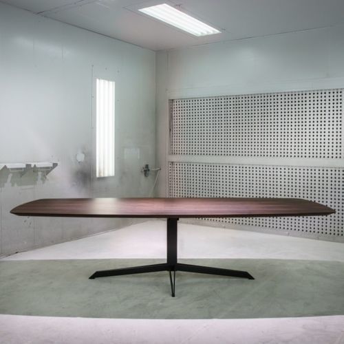 Tavolo da pranzo contemporaneo - Flo Caron - PH Collection - in legno / in ceramica / con supporto in acciaio