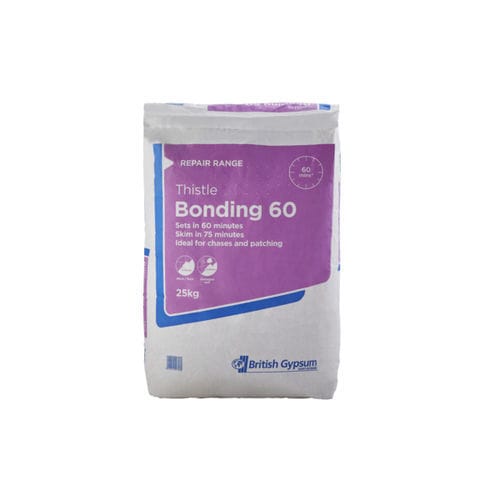 Malta di riparazione - THISTLE BONDING 60 - British Gypsum Limited  - per calcestruzzo / per muratura / per piastrelle