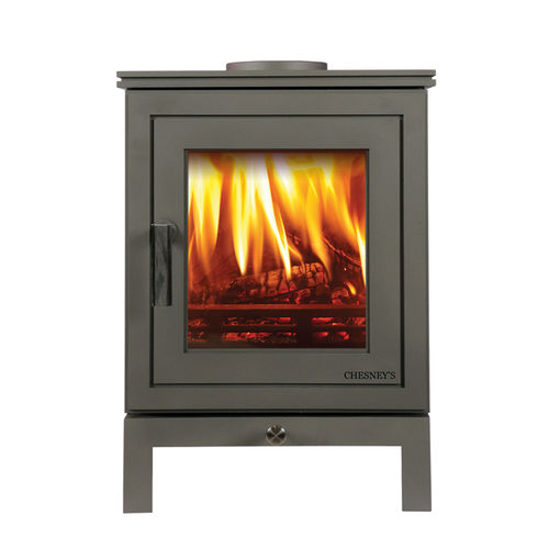 Stufa a legna - SHOREDITCH 4 SERIES - Chesneys - 0 - 5 kW / contemporanea / in metallo