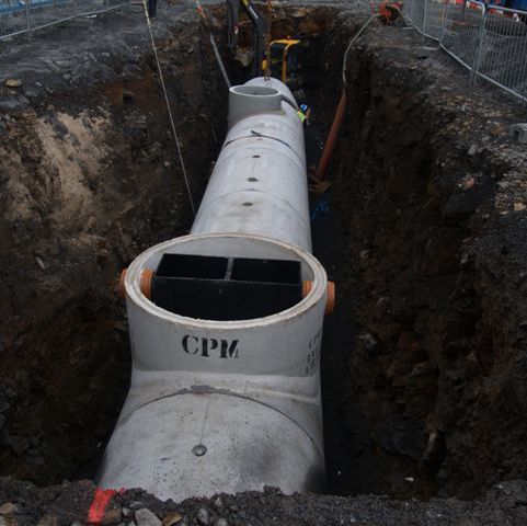 Serbatoio di stoccaggio dell'acqua - PUMPING STATION - CPM Group Ltd  - di trattamento acque reflue / interrato / in calcestruzzo prefabbricato