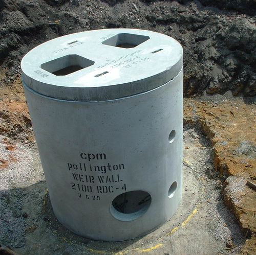 Pozzetto d'ispezione in calcestruzzo - COMPLEX WEIR WALL CHAMBERS - CPM Group Ltd 