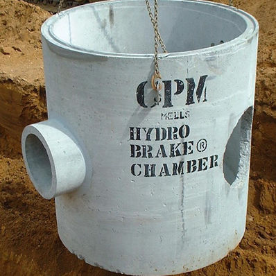 Pozzetto d'ispezione in calcestruzzo - FLOW CONTROL CHAMBERS - CPM Group Ltd 