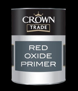 Primer per metallo - RED OXIDE - Crown Paints  - ad olio / antiruggine