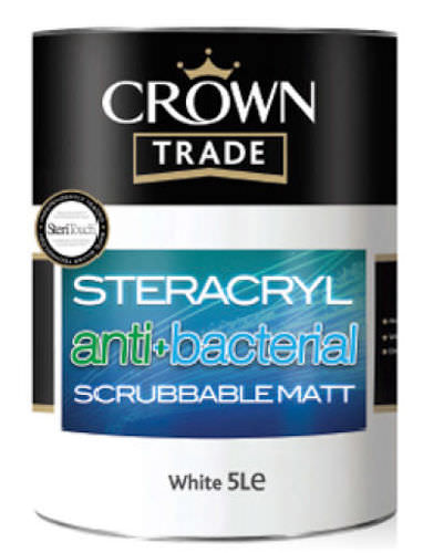 Pittura decorativa - STERACRYL SCRUBBABLE MATT    - Crown Paints  - indoor / per muro / acrilica