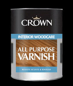 Vernice di protezione - ALL PURPOSE  - Crown Paints  - per legno / satinata