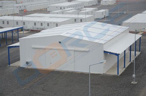 Edificio prefabbricato - EARLY WORKS AND FACILITIES CONSTRUCTION - DORCE Prefabricated Building & Construction Industry Trade Inc.  - temporaneo / rimorchiabile / in acciaio
