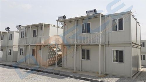 Edificio prefabbricato - REFUGEE ACCOMMODATION FACILITY - DORCE Prefabricated Building & Construction Industry Trade Inc.  - in calcestruzzo / in acciaio / su ossatura metallica