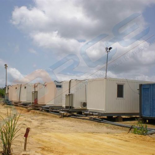 Edificio prefabbricato - POINTE NOIRE CONTAINER CAMP - DORCE Prefabricated Building & Construction Industry Trade Inc.  - modulare / container / in acciaio