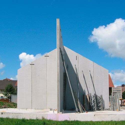 Muro a doppia lastra in calcestruzzo prefabbricato - precast double wall - EBAWE Anlagentechnik GmbH 