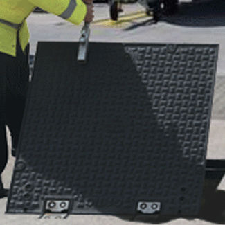 Chiusino in ghisa - ASSISTLIFT - Elkington Gatic  - quadrato