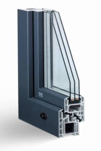 Finestra in alluminio - Haring Engineering Ltd  - in PVC / a battente / a tripli vetri
