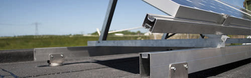 Sistema di montaggio per tetto di tegole - ICOSUN CONSOLE® - Icopal Limited  - per tetto piano / su tetto / solare