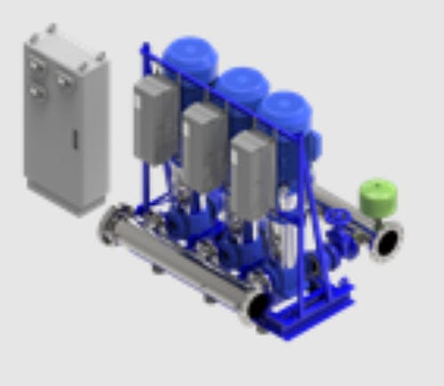 Pompa ad acqua - GHV HVX+ - LOWARA - con motore elettrico / in metallo