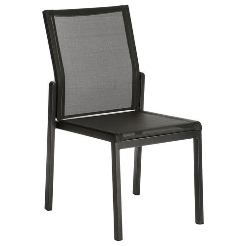 Sedia da pranzo contemporanea - Aura - Barlow Tyrie - da esterno / in Textilene® / con supporto in alluminio