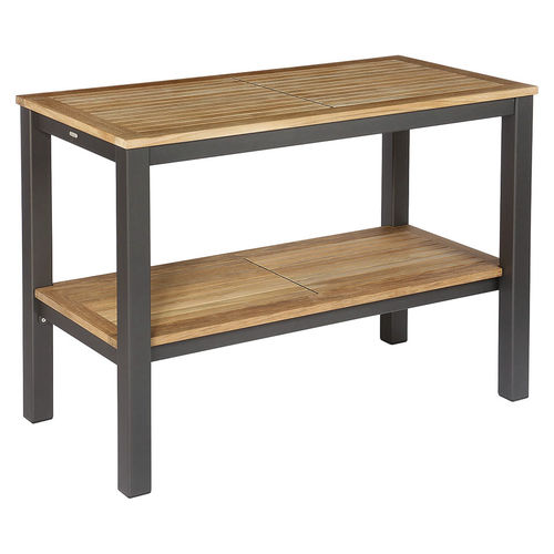 Carrello di servizio - Aura  - Barlow Tyrie - in teak / in alluminio