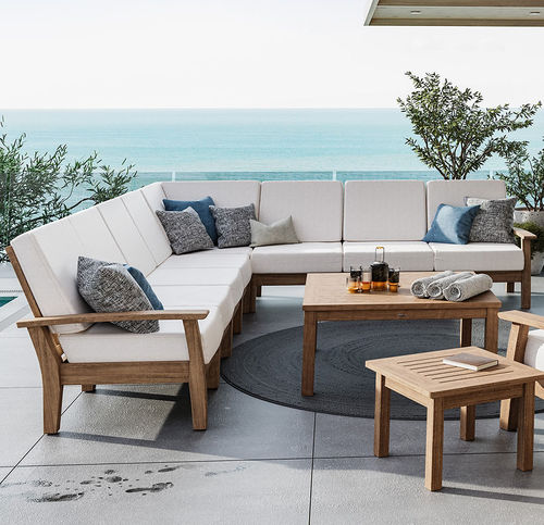 Divano modulare - Haven  - Barlow Tyrie - contemporaneo / da giardino / in Sunbrella®