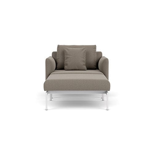 Poltrona contemporanea - Layout - Barlow Tyrie - in Sunbrella® / in acciaio inossidabile / con cuscino rimovibile