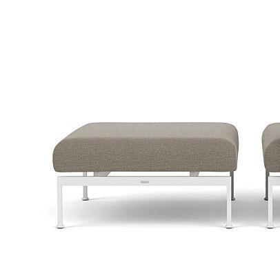 Ottomana contemporanea - Layout  - Barlow Tyrie - in Sunbrella® / quadrata / imbottita
