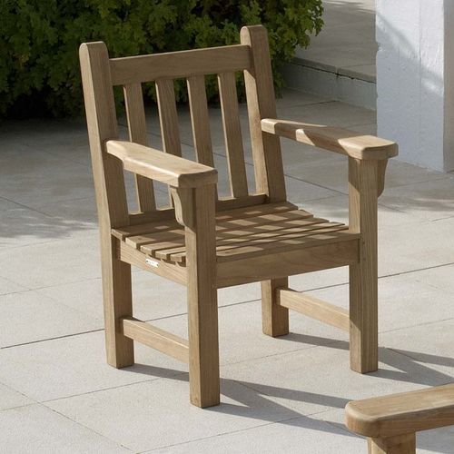 Poltrona classica - London  - Barlow Tyrie - in teak / in teak / da giardino