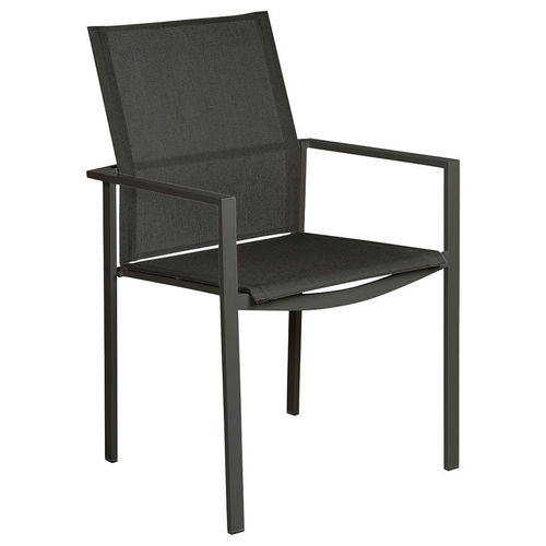 Sedia da pranzo contemporanea - Mercury  - Barlow Tyrie - da esterno / in Sunbrella® / con supporto in acciaio inossidabile