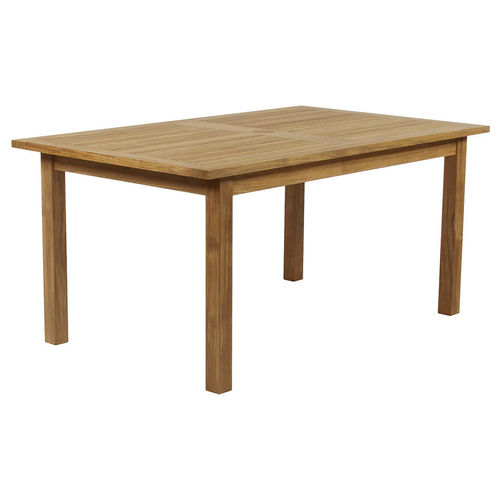 Tavolo da pranzo contemporaneo - Monaco  - Barlow Tyrie - in teak / con supporto in teak / rettangolare