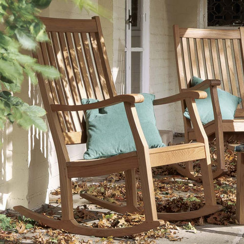 Poltrona a dondolo - Newport  - Barlow Tyrie - classica / in teak / in teak