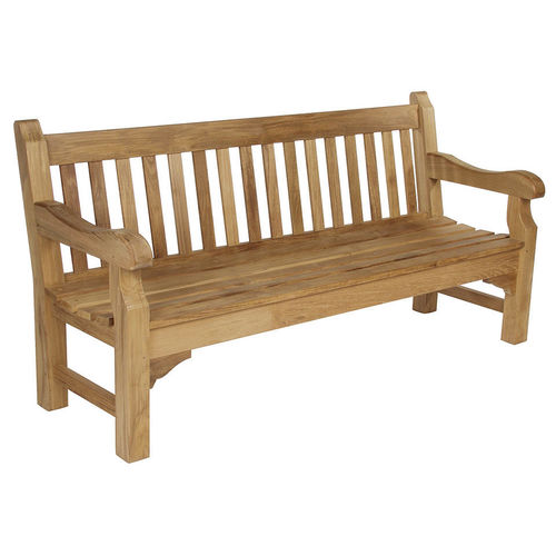 Panca classica - Rothesay  - Barlow Tyrie - in teak / con schienale / con braccioli
