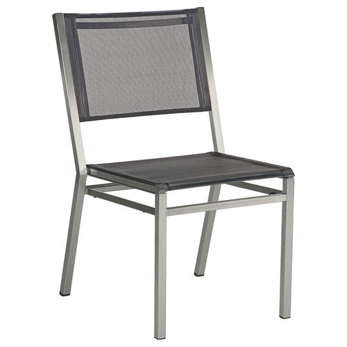 Sedia da pranzo contemporanea - Equinox  - Barlow Tyrie - da esterno / in Textilene® / con supporto in acciaio inossidabile