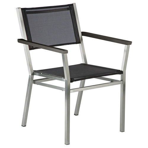Sedia contemporanea - Equinox Carver - Barlow Tyrie - da esterno / in Textilene® / con supporto in acciaio inossidabile