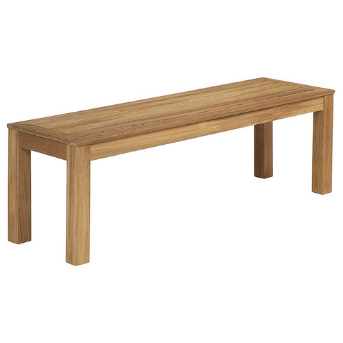 Panca contemporanea - Linear  - Barlow Tyrie - in teak / senza schienale / senza braccioli
