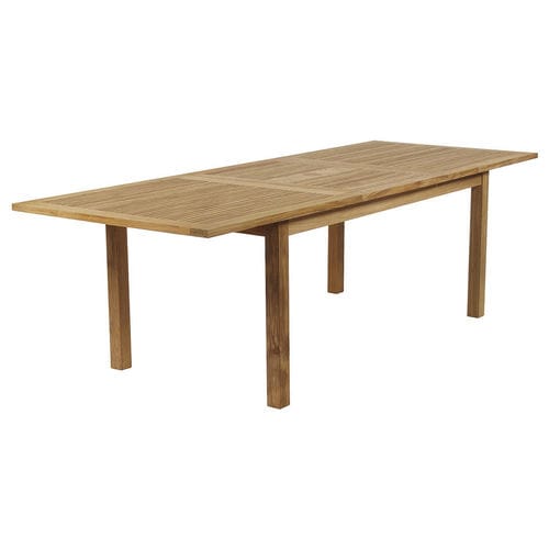 Tavolo da pranzo contemporaneo - Monaco  - Barlow Tyrie - in teak / con supporto in teak / rettangolare