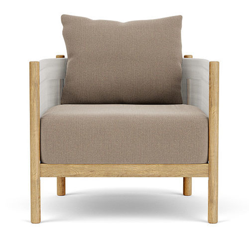 Poltrona contemporanea - Cocoon - Barlow Tyrie - in Sunbrella® / in teak / in alluminio verniciato