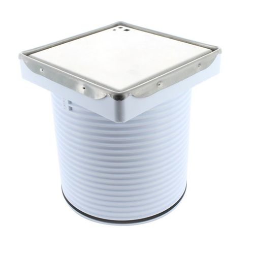Piletta in acciaio inossidabile - SG series - Marley Plumbing & Drainage  - per terrazza / quadrata