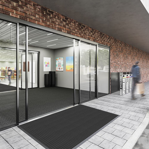 Tappeto d'ingresso per edifici pubblici - OBEX™ GRID - Milliken Contract  - per edificio / in vinile / sintetico