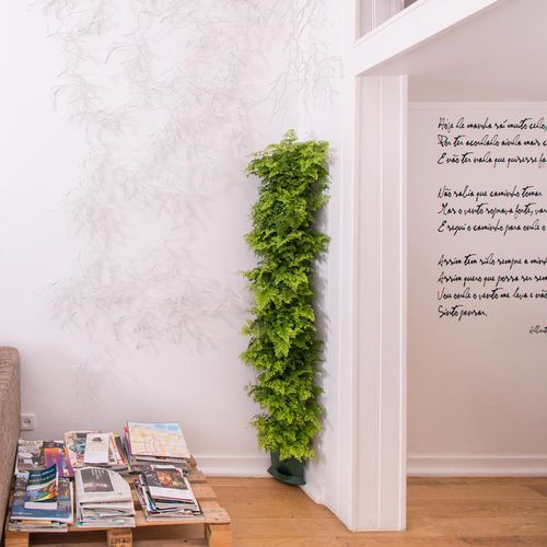 Fioriera in plastica - MINIGARDEN CORNER COLUMN - Minigarden (Quizcamp SA) - modulabile / verticale / d'angolo