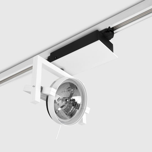 Faretti a binario LED - DIAPASON ON-TRACK - KREON - tondo / in alluminio / in ghisa di alluminio