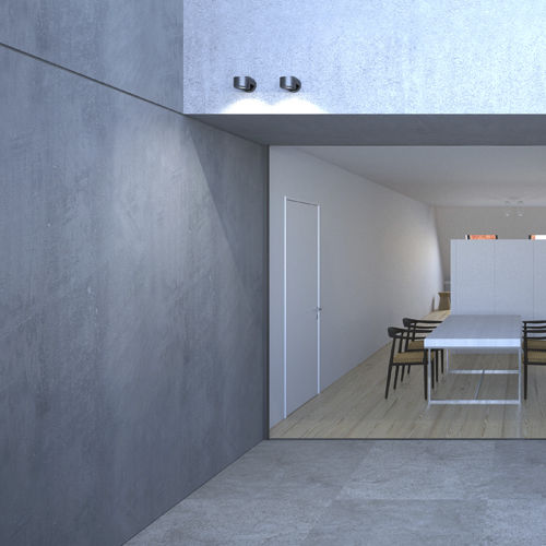 Faretto a muro - WABI - KREON - LED / rotondo / da esterno
