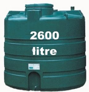 Serbatoio di recupero acque meteoriche - BWST-V2600 - RainWater Harvesting - fuori terra / in polietilene