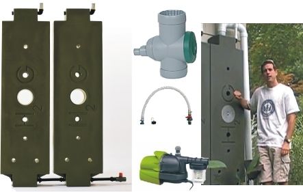 Serbatoio di recupero acque meteoriche - HOG-360-GK - RainWater Harvesting - fuori terra