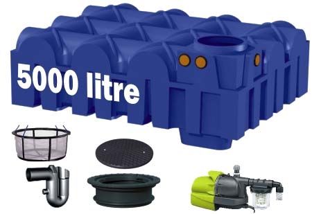 Serbatoio di accumulo di stoccaggio dell'acqua - RWH-5099FL-GUK1 - RainWater Harvesting - interrato