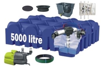 Serbatoio di recupero acque meteoriche - RWH-5099FL-DUK4 - RainWater Harvesting - interrato