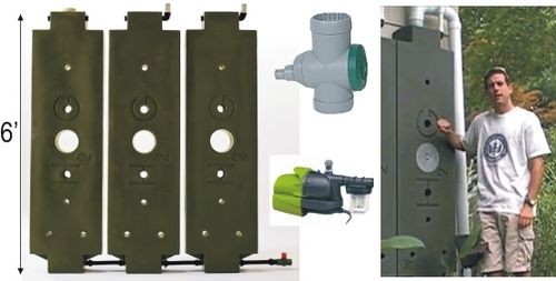 Serbatoio di recupero acque meteoriche - HOG-540-GK - RainWater Harvesting - fuori terra