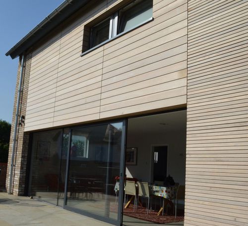 Rivestimento di facciata a doghe - WESTERN NO.2 CLEAR RAINSCREEN  - Silva Timber Products  - in cedro / con scanalature