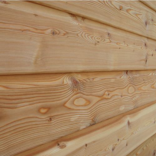 Rivestimento di facciata in fogli - SIBERIAN LARCH SHIPLAP  - Silva Timber Products  - in legno / con scanalature