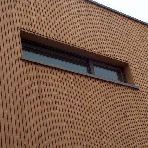 Rivestimento di facciata a doghe - THERMOWOOD® MICROLINE Channel  - Silva Timber Products  - in cedro / con scanalature