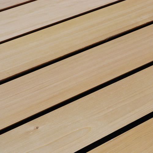 Rivestimento di facciata a doghe - WESTERN NO.4 CLEAR MICROLINE CHANNEL - Silva Timber Products  - in cedro / con scanalature