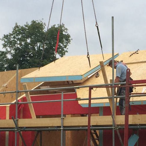 Sistema di copertura in metallo - SIP Energy Homes  - modulare / di profilati metallici / con pannello isolante